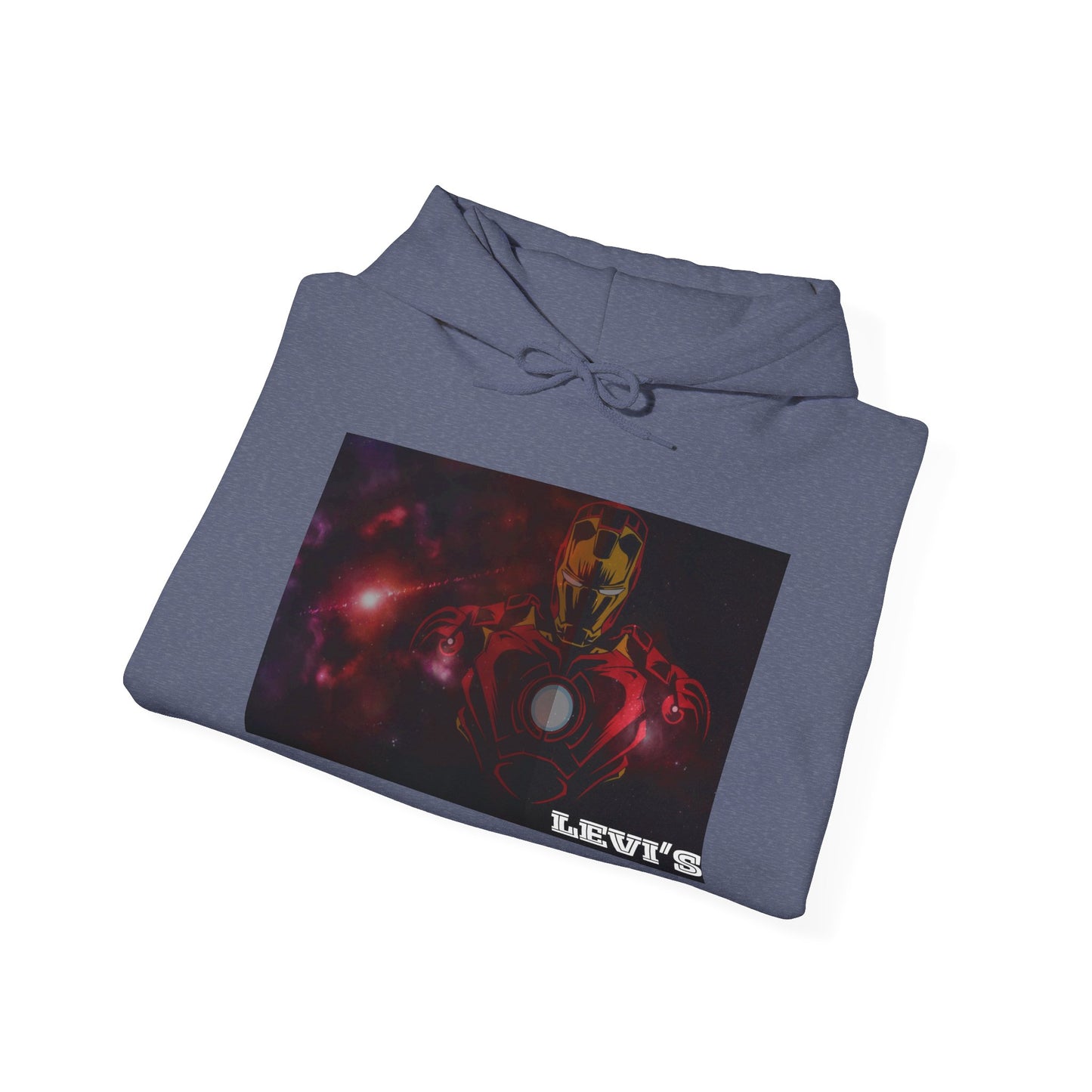 Heroic Unisex Hoodie with Vintage Iron Man Design, Superhero Sweatshirt, Marvel Gift, Cozy Pullover, Casual Wear, Fan Apparel