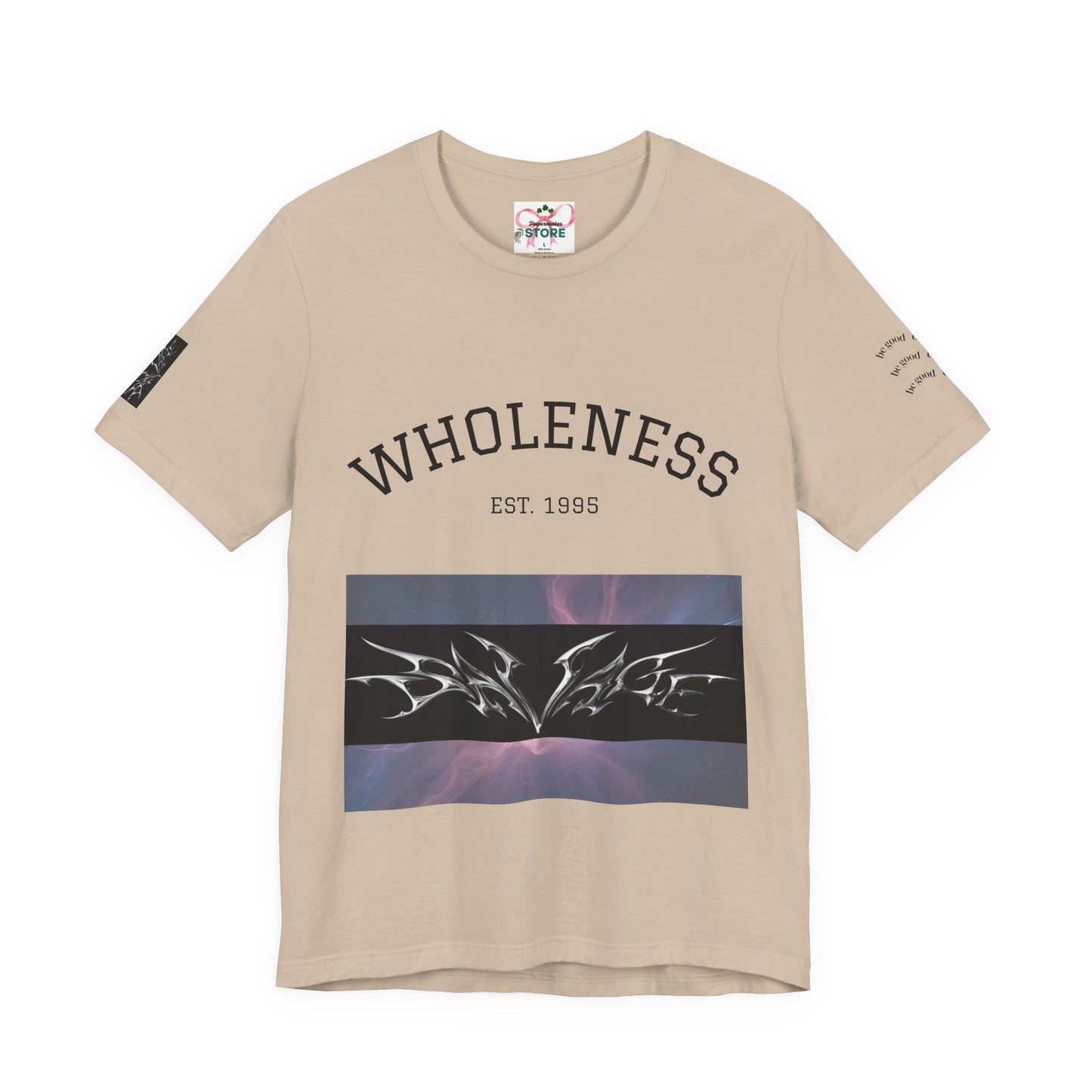 Wholeness Graphic Tee – Unisex Jersey Short Sleeve T-Shirt, Casual Wear, Street Style, Gift for Friends, Music Lovers, 90s Nostalgia
