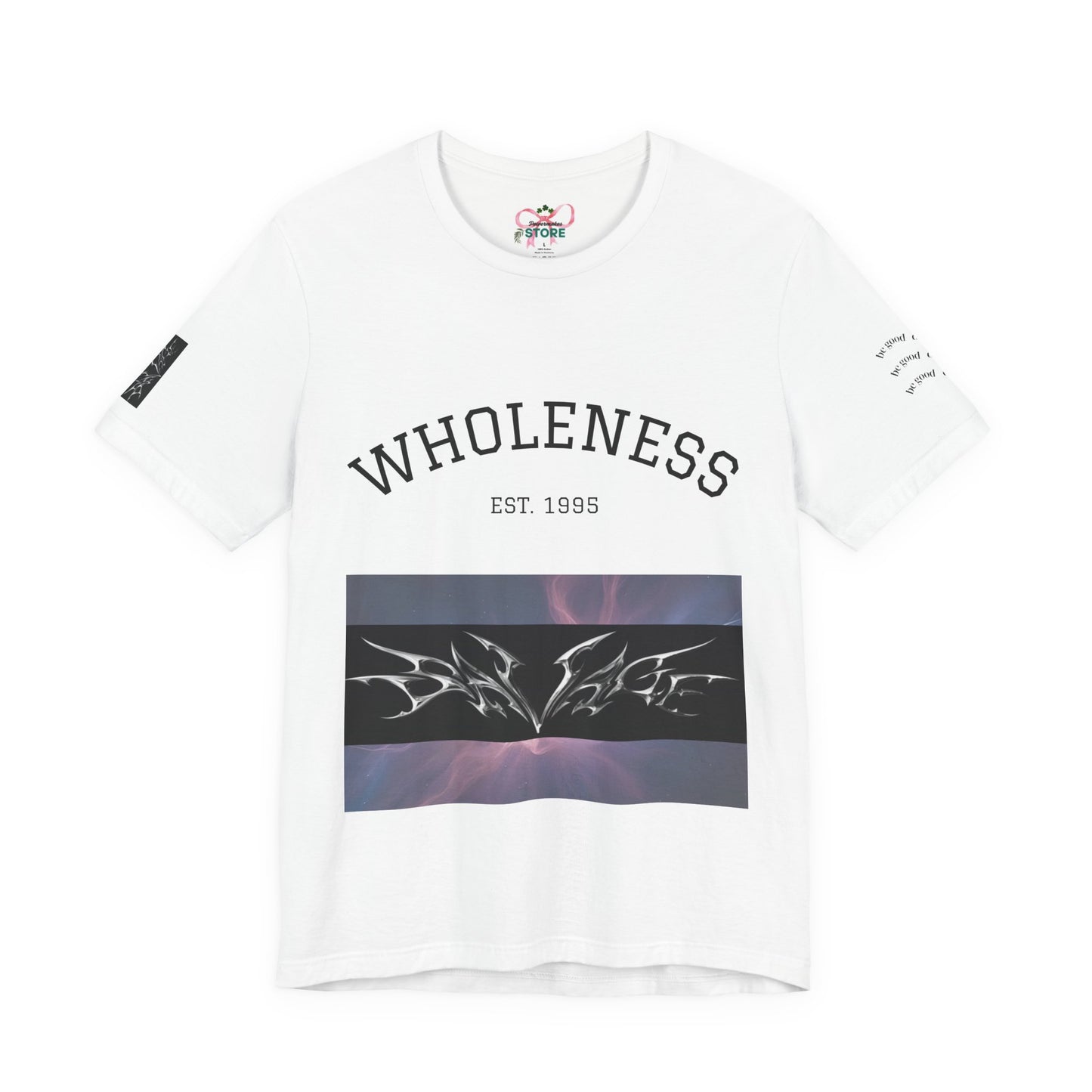 Wholeness Graphic Tee – Unisex Jersey Short Sleeve T-Shirt, Casual Wear, Street Style, Gift for Friends, Music Lovers, 90s Nostalgia